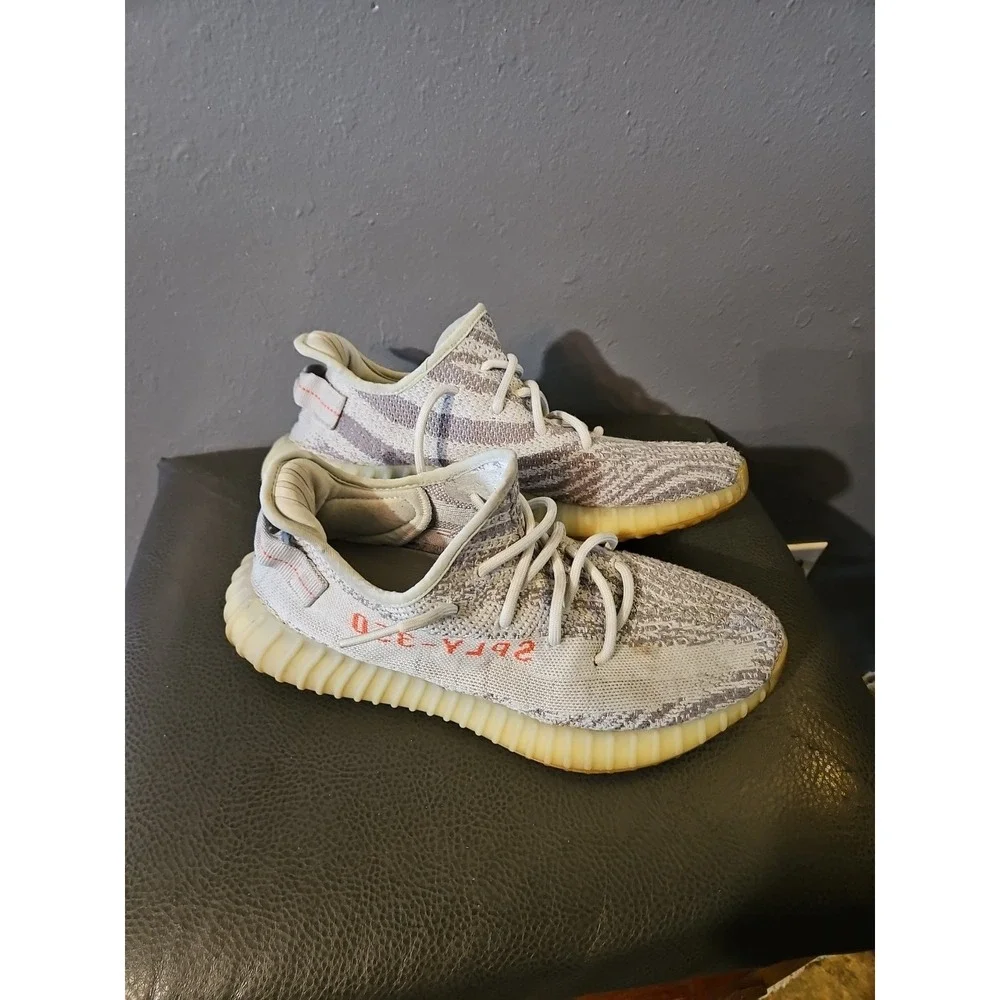 Adidas Yeezy Boost 350 V2 Low Zebra White-Black Men's Size 10‎ great cond. (S115